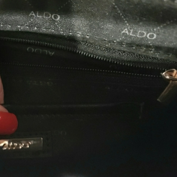 68- Aldo Crossbody Anniebrook Satchel Bag with Scarf NWT - Picture 8 of 8